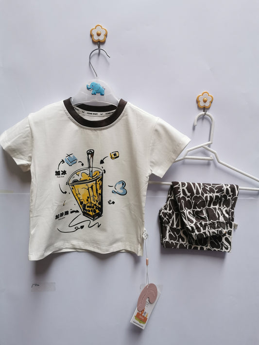Cotton T-Shirt with Short