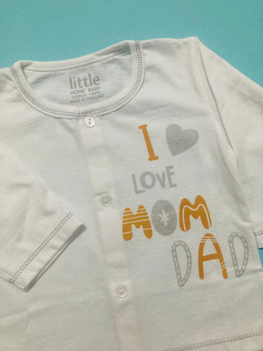 White and grey pajama set