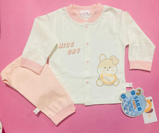 Pink mid season pajama set