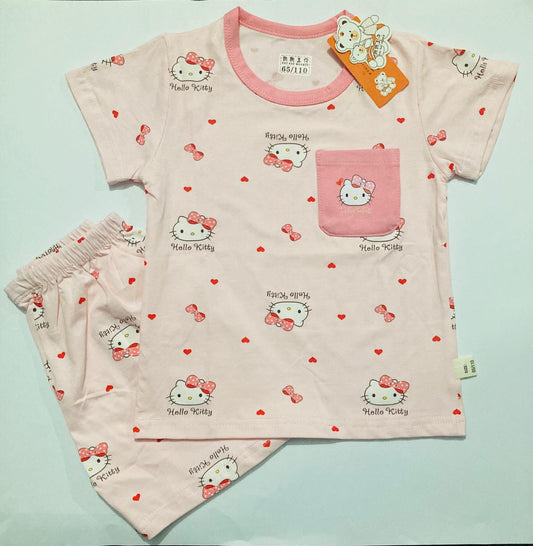 Pink chracter short shirt